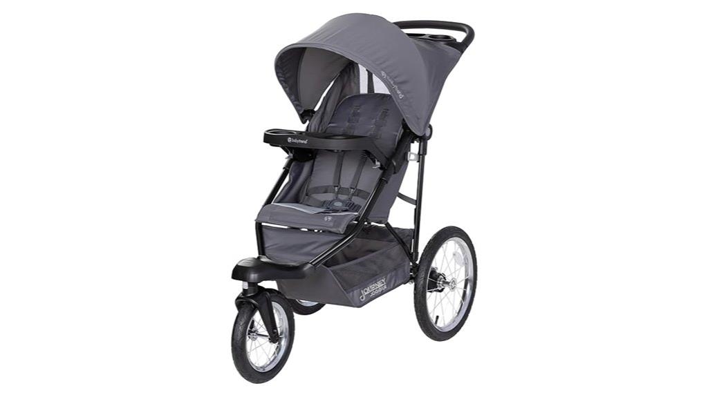 baby trend grey stroller