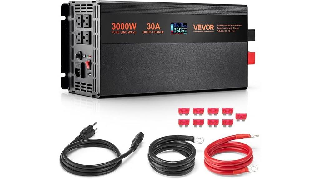 battery powered sump pump system