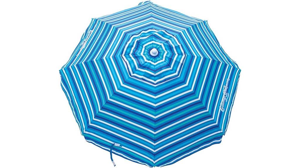 beach umbrella with upf 50