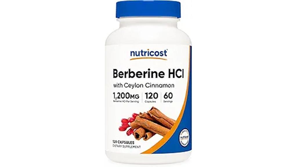 berberine capsules with cinnamon