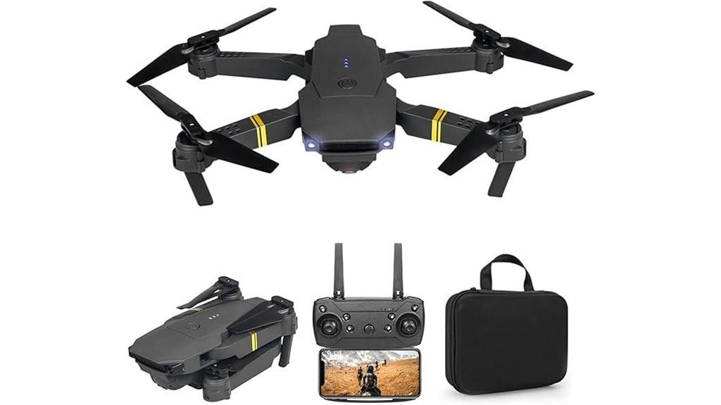 black 4k camera drone