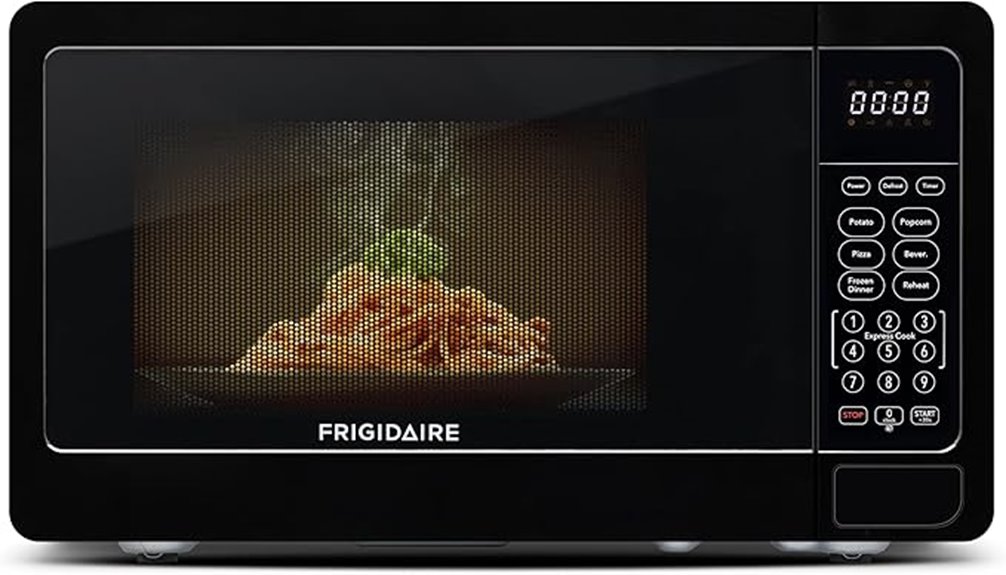 black frigidaire microwave