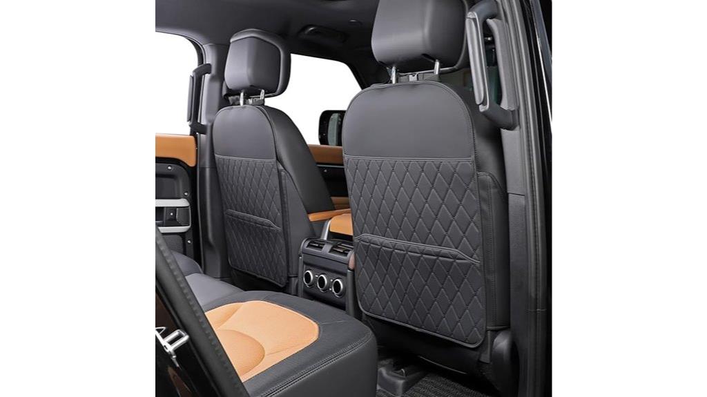 black seat back organizer