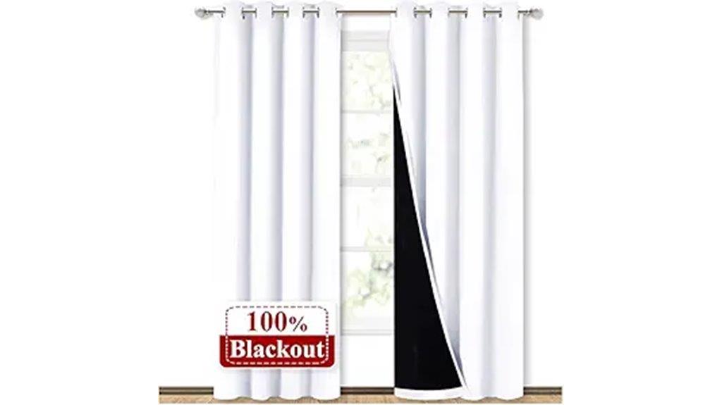 blackout curtain panel set