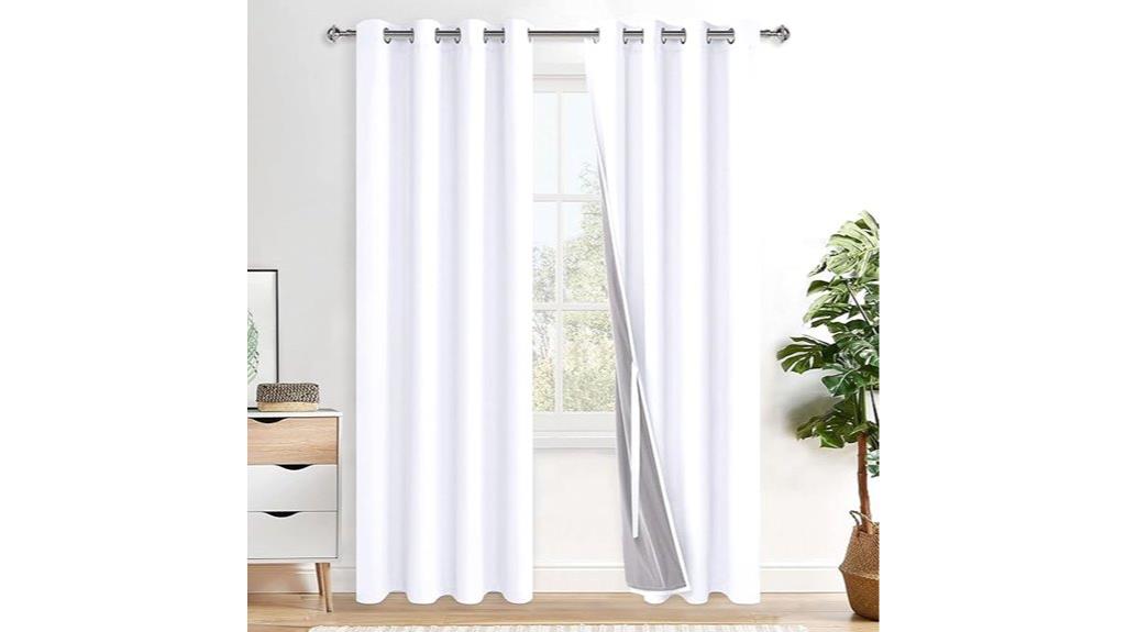 blackout curtains with tiebacks