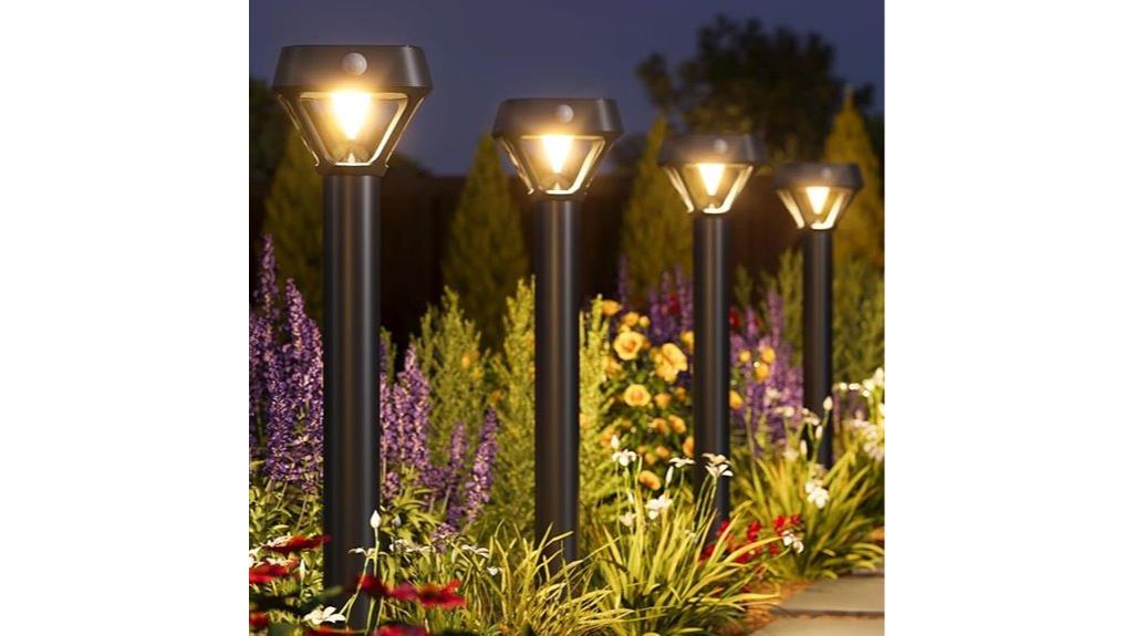 bluetooth controlled solar pathway lights