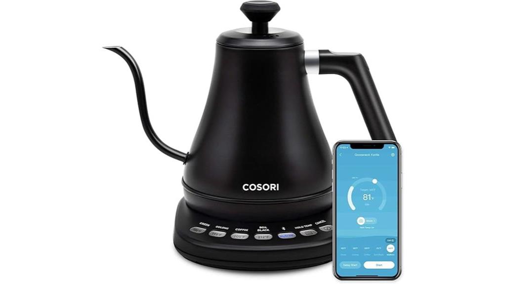 bluetooth kettle with variable temperature