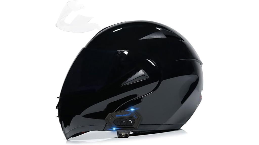 bluetooth modular motorcycle helmet