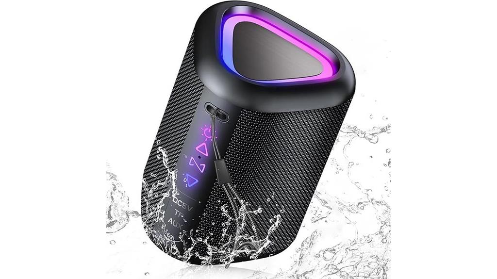 bluetooth speaker with led