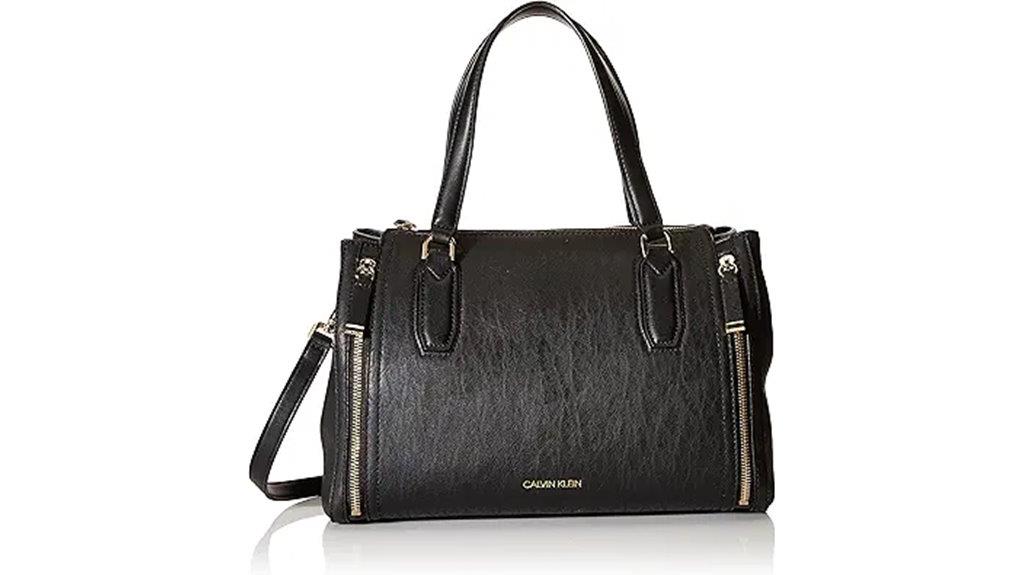 calvin klein lamb satchel