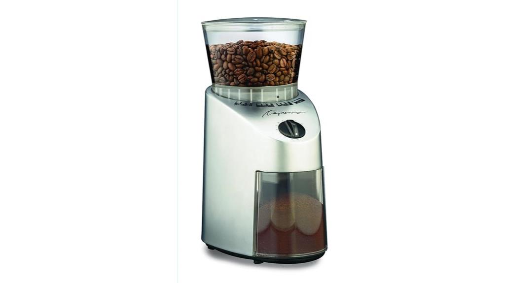 capresso silver burr grinder