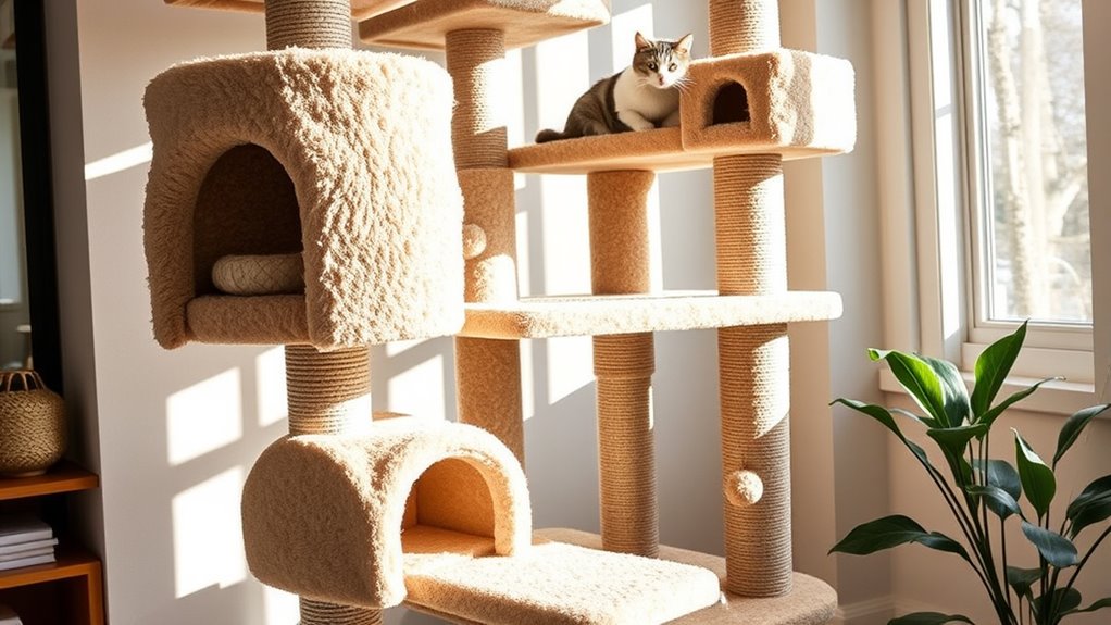 cat tree size safety durability
