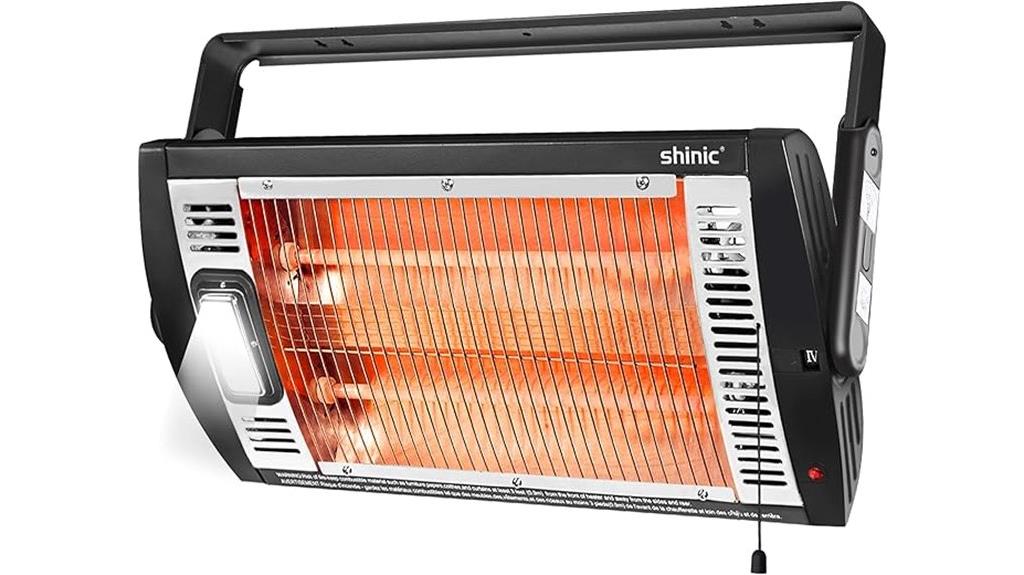 ceiling mount quartz heater