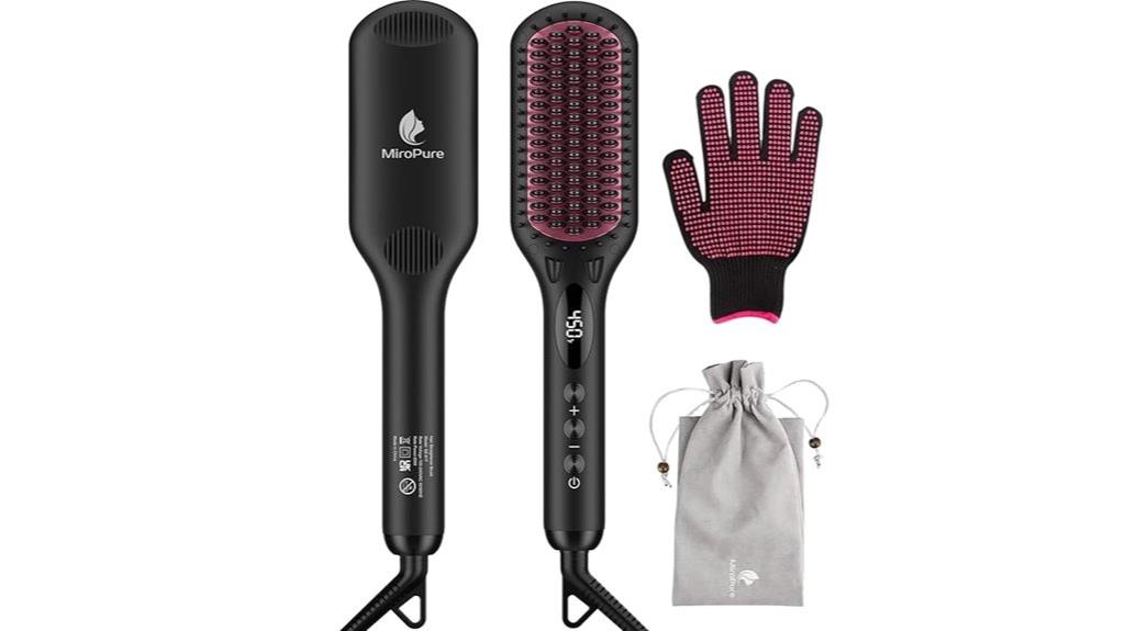 ceramic black hair straightener