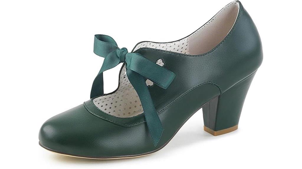 chunky heart design pumps