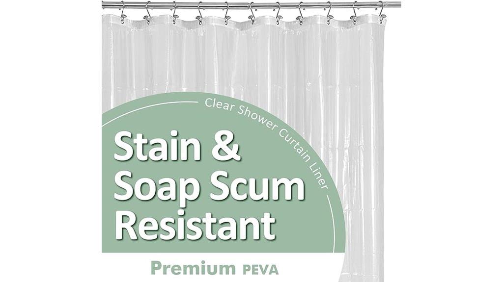 clear waterproof shower liner