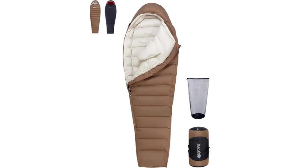 cold weather sleeping bag