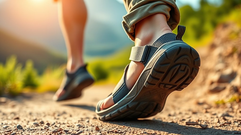 comfortable walking sandal options