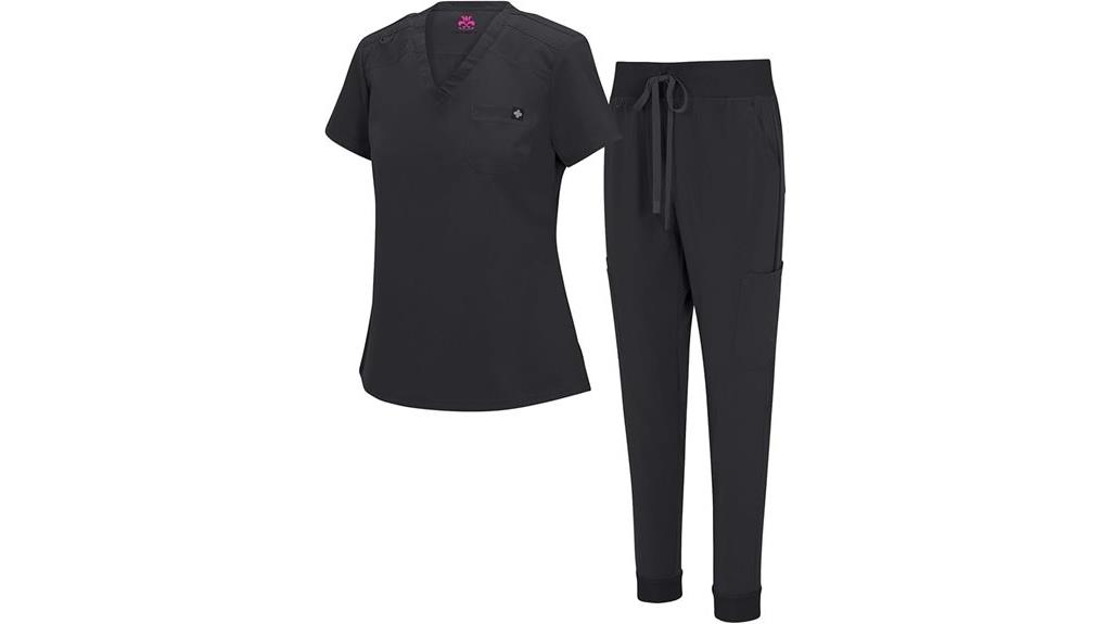 comfortable women s yoga scrubs