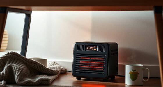 compact desk space heaters