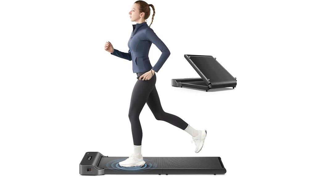 compact foldable walking treadmill