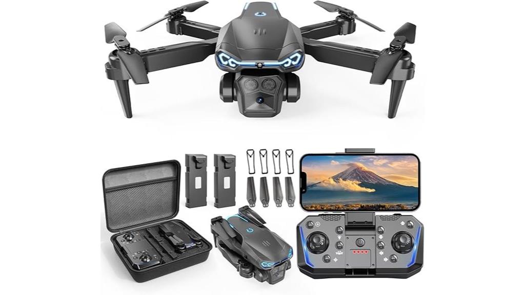 compact folding drone camera