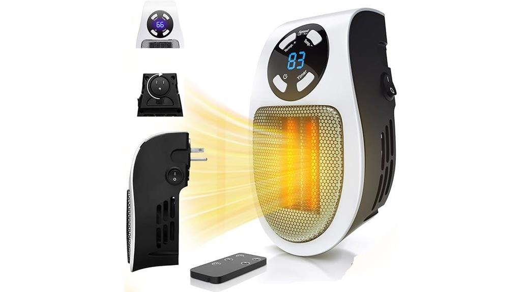 compact remote controlled heater