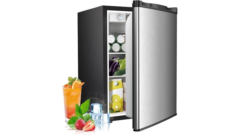 compact silver reversible door