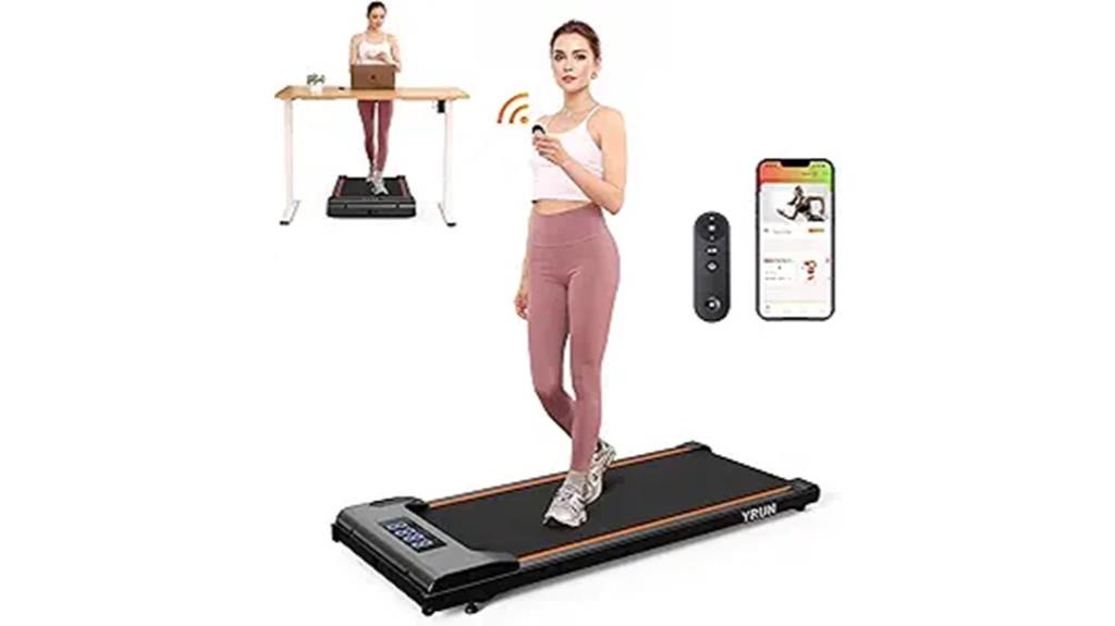 compact under desk treadmill
