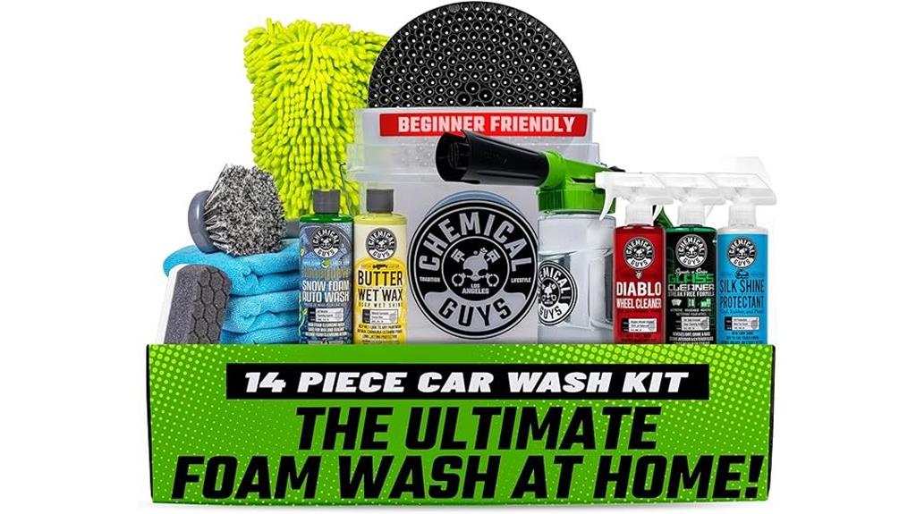 complete 14 piece car cleaning