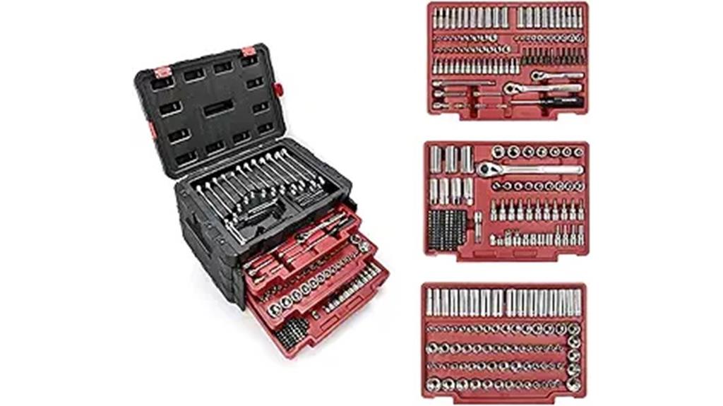 complete 450 piece socket set