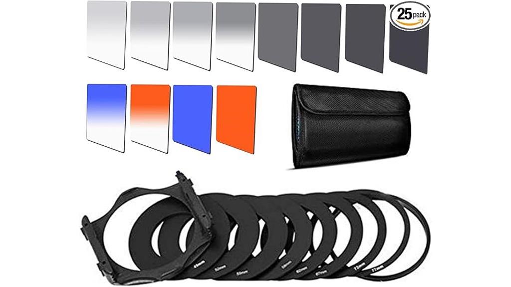 complete camera filter set