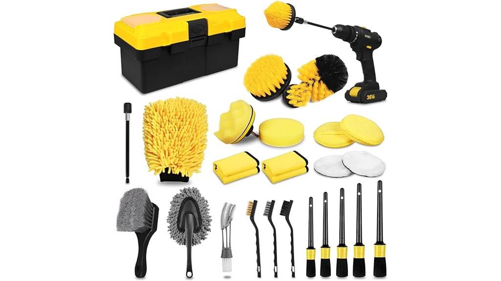 complete car detailing set
