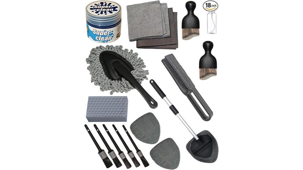 complete interior cleaning set