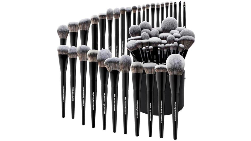 complete makeup brush collection