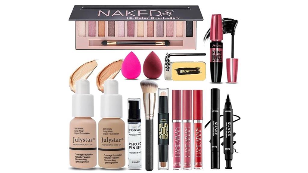 complete women s makeup set