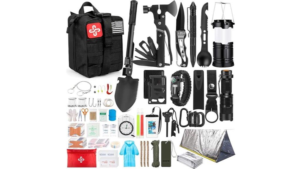 comprehensive 250 piece survival kit