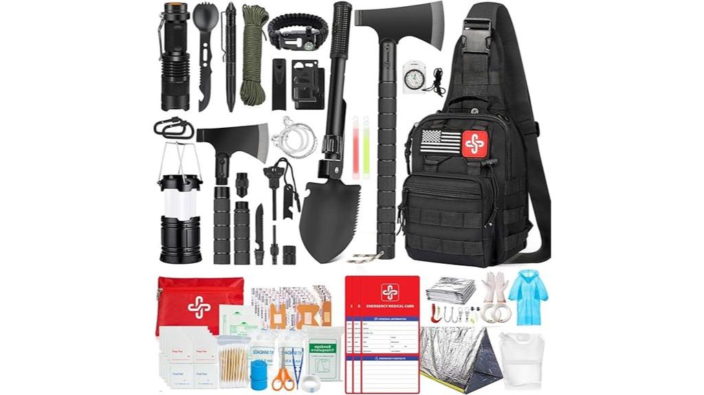 comprehensive 262 piece survival kit
