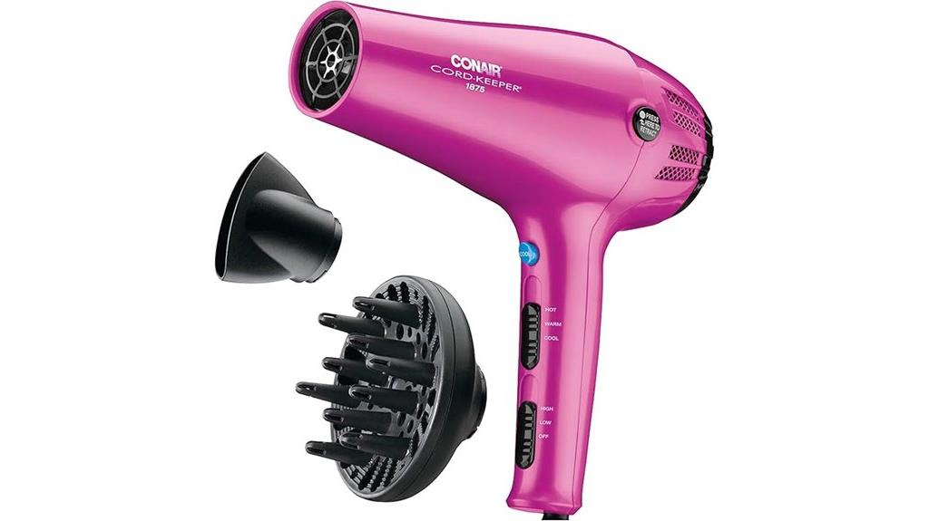 conair hair dryer cord