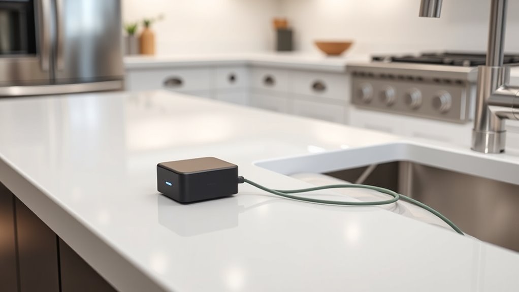 connectivity detection power placement