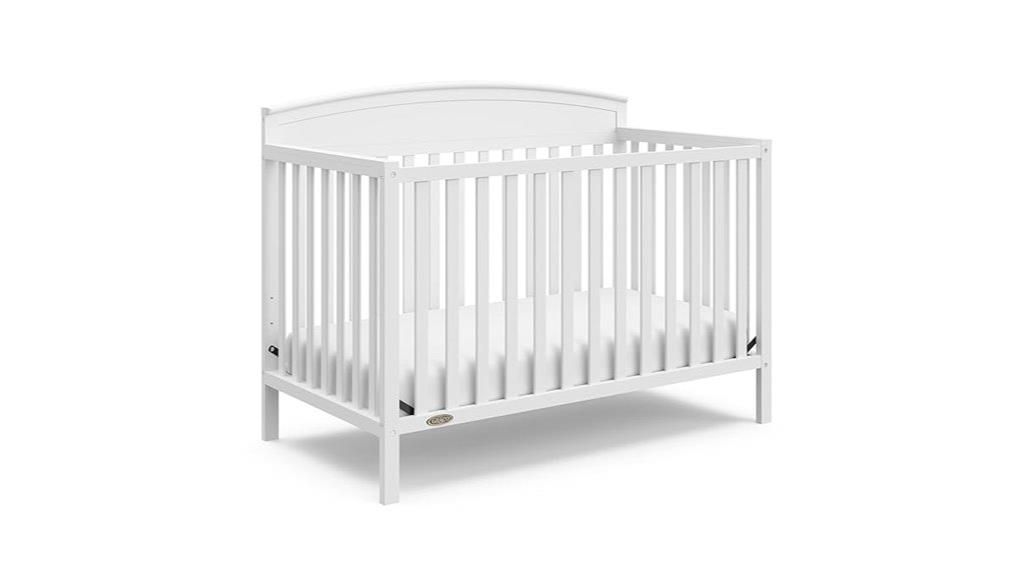 convertible crib with five options