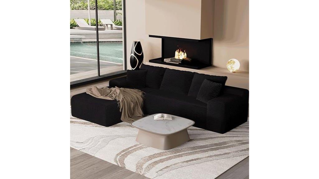 convertible l shaped sectional