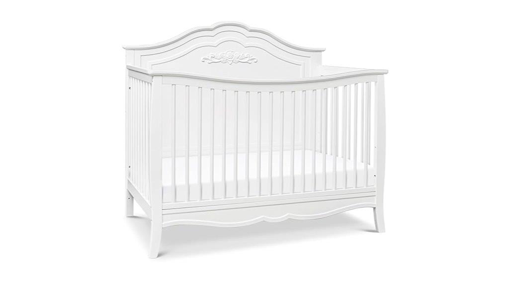 convertible white baby crib
