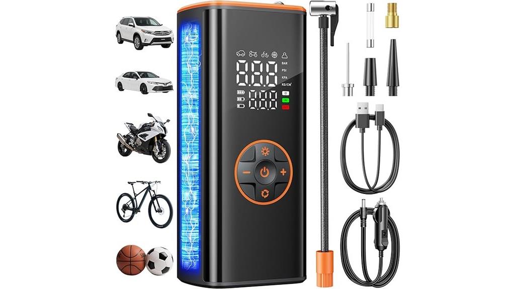 cordless tire inflator kit