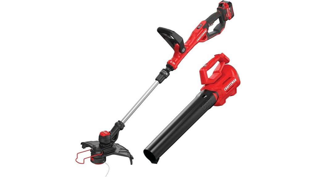 cordless trimmer and blower combo