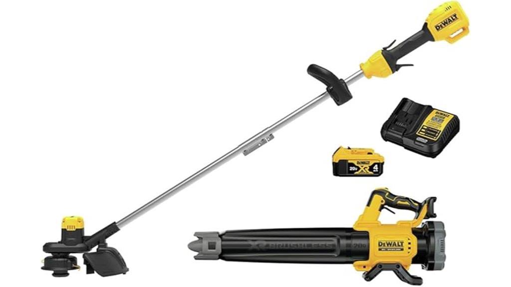 cordless trimmer blower combo