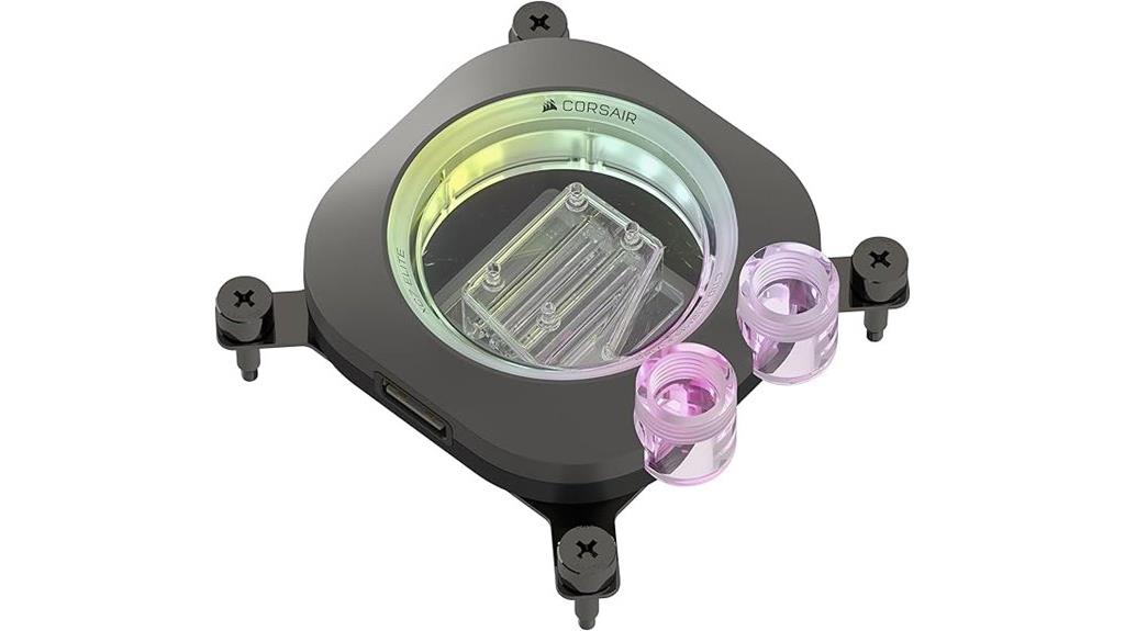 corsair rgb cpu water block