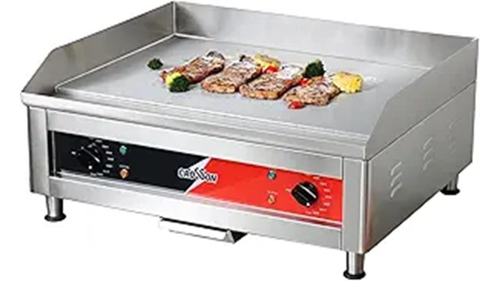 countertop commercial electric griddle