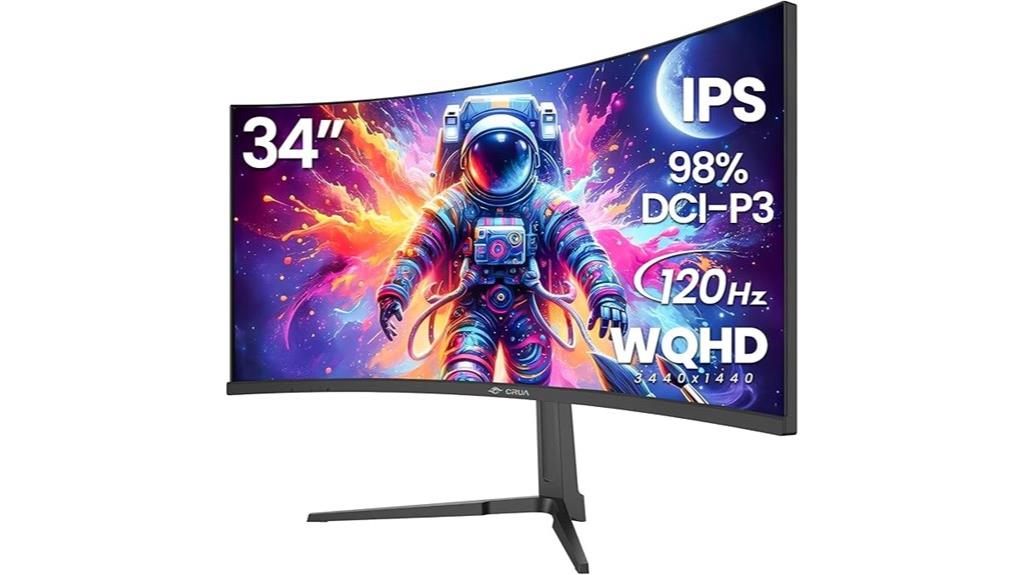 curved wqhd gaming monitor