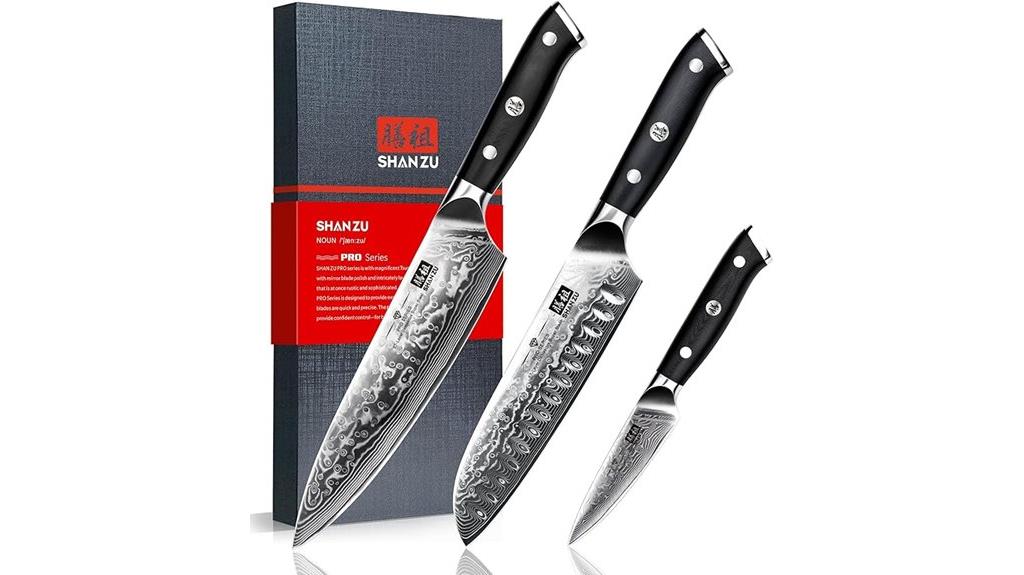 damascus japanese kitchen knives